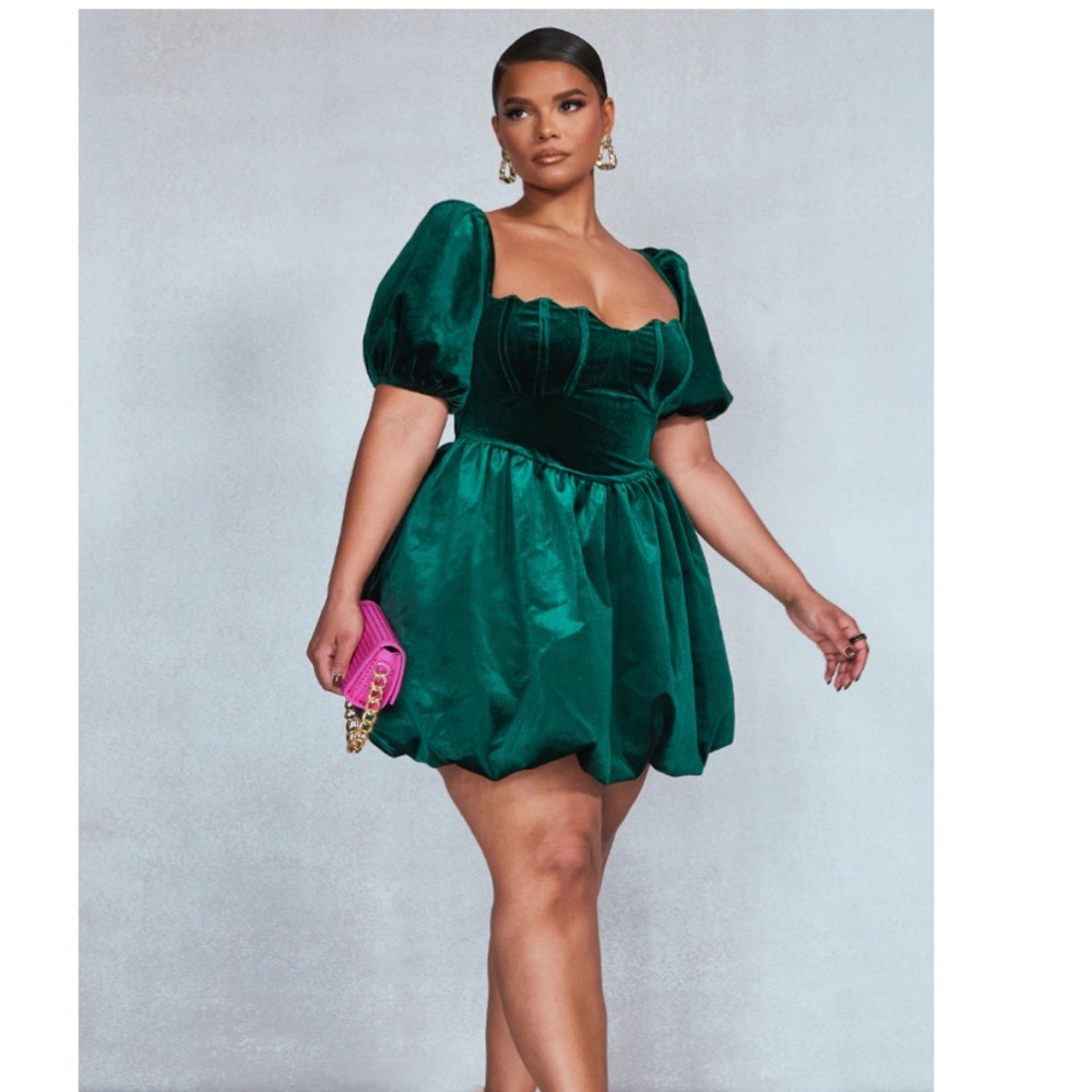 PLT EMERALD GREEN DRESS-BRAND NEW